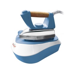 Melchioni 118530014 Ferro stir Elettrico Caldaia 2000w Elettrodomestici per la casa, 2000 W, Acciaio, Bianco/Blu